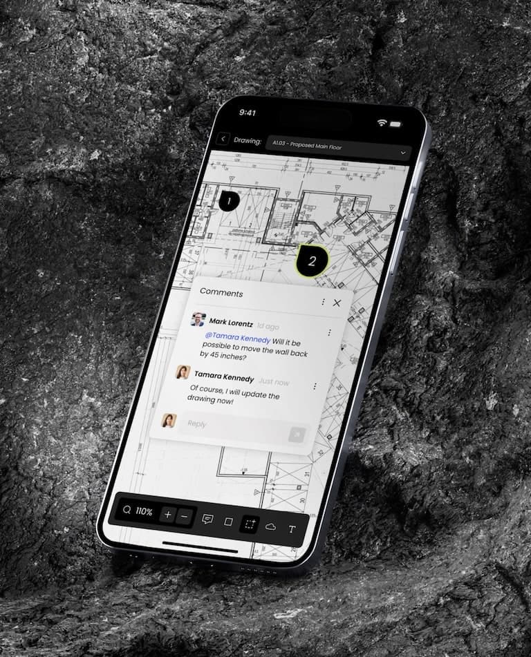 Image of the Cortex app on a mobile device